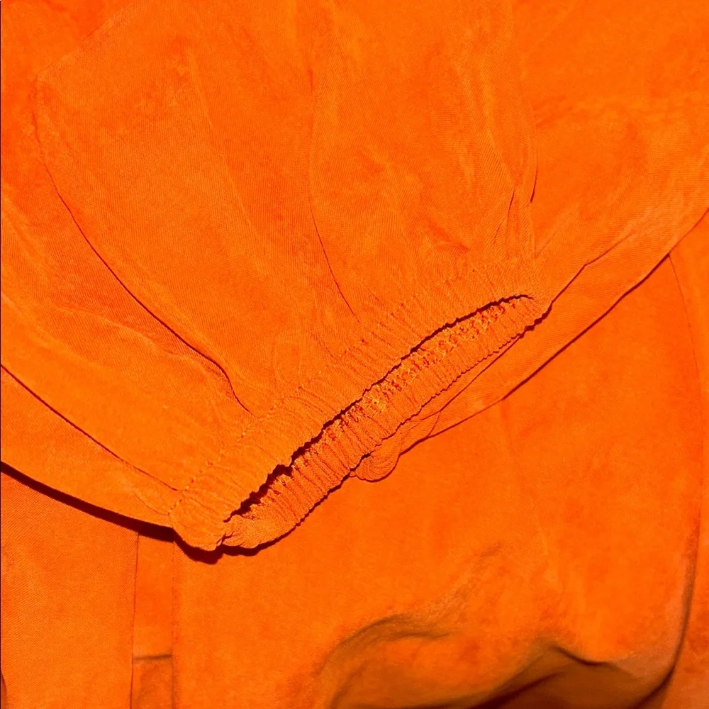 SHEIN Vibrant Orange Long Sleeve Dress - Picture 16 of 16